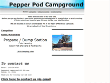 Tablet Screenshot of pepperpodcamp.com